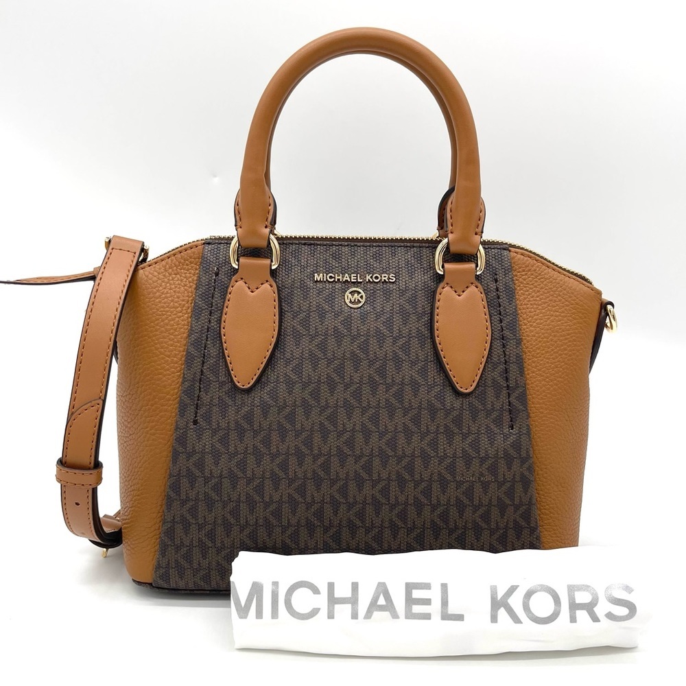 Michael Kors Sienna Medium Messenger Satchel Crossbody Bag